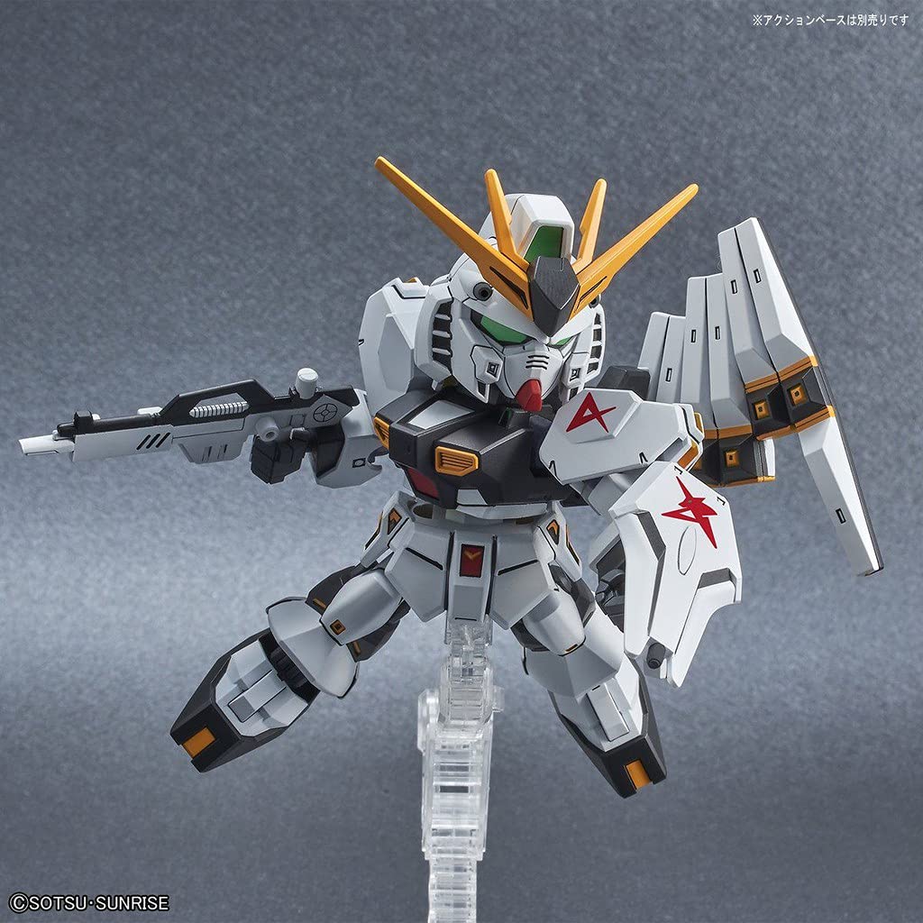 BANDAI Sd Gundam Ex-Standard Nu Gundam Plastic Model