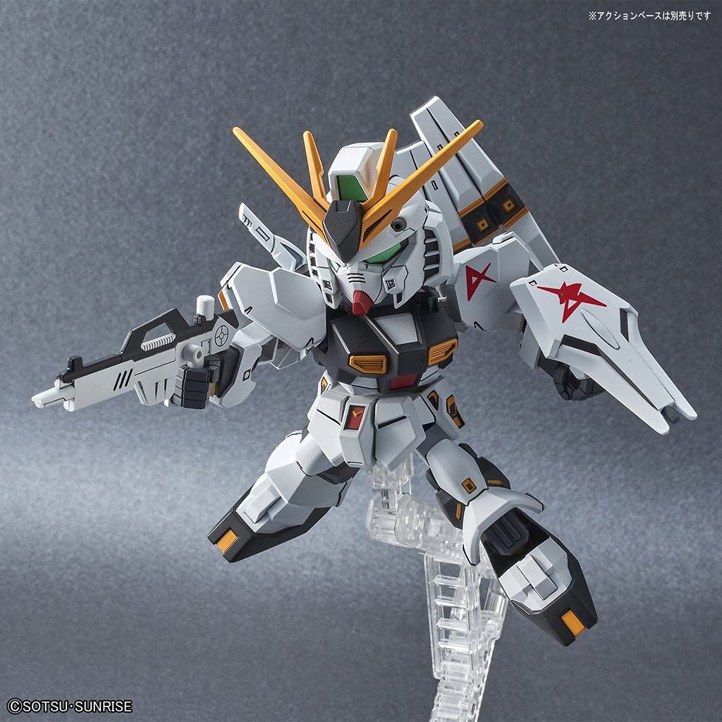 BANDAI Sd Gundam Ex-Standard Nu Gundam Plastic Model
