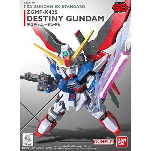 Sd Gundam Ex Standard Mobile Suit Gundam Seed Destiny Destiny Gundam Color Coded Plastic Model