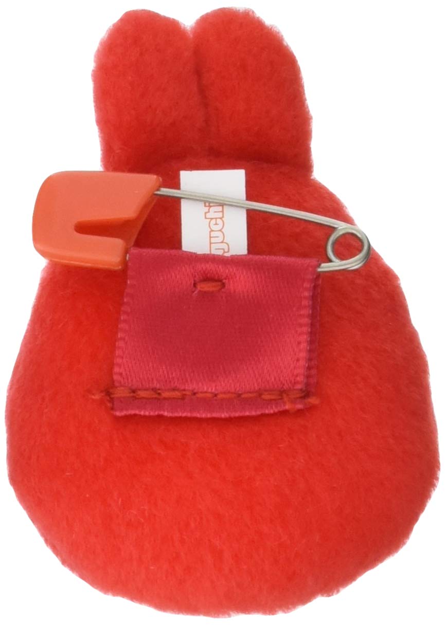 Sekiguchi Dick Bruna Miffy Daruma Mascot Plush Badge 6.3cm Height