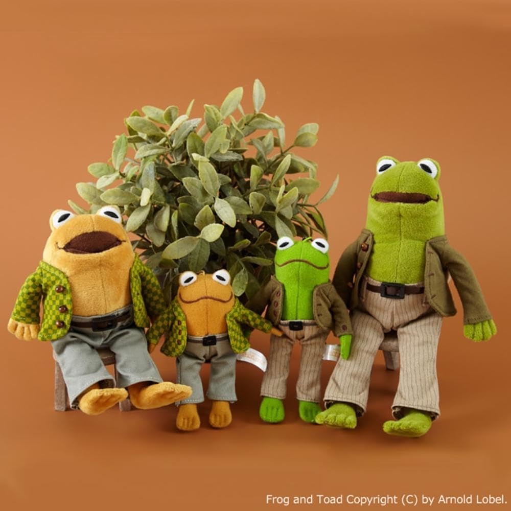 Sekiguchi Frog and Toad Mascot Plush Toy 15cm with Detailed Design