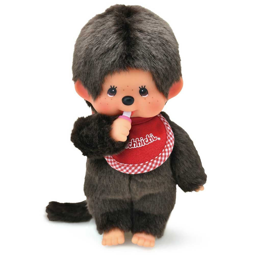 Sekiguchi Premium Standard Monchhichi S Brown Boy Plush Toy
