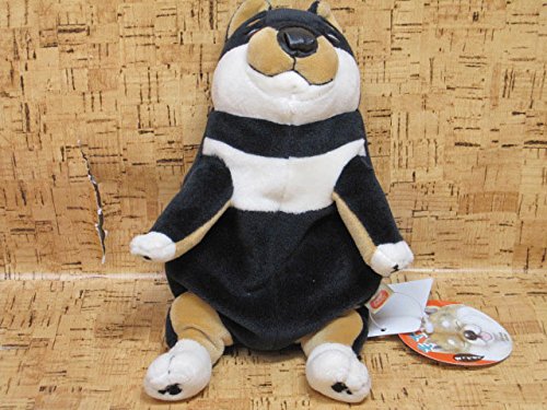 SHINADA Global Plush Doll Mochi Inu Kuro Black Shiba Inu Size S Tjn