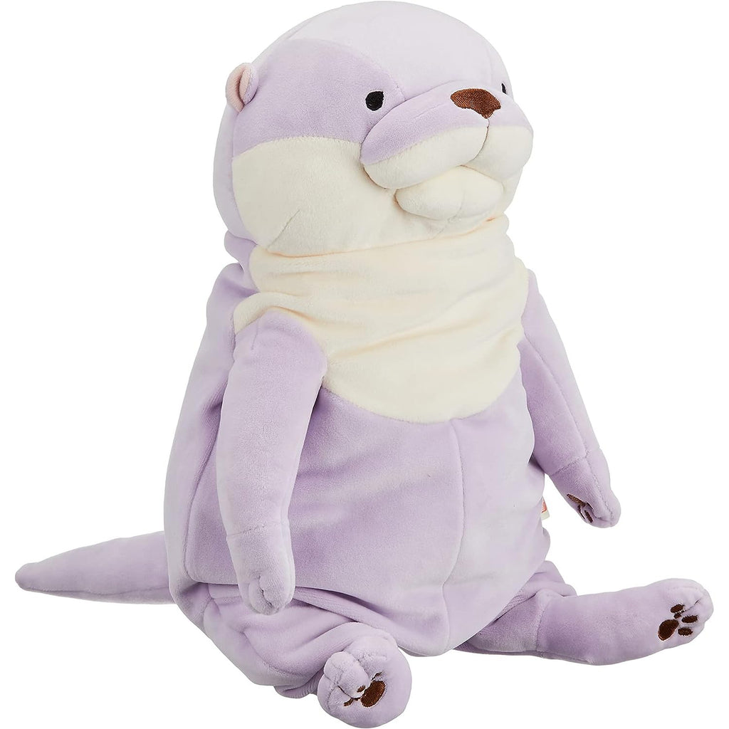 Shinada Global Mochi Otter Pastel Lavender Large Plush Toy 22x22x30cm