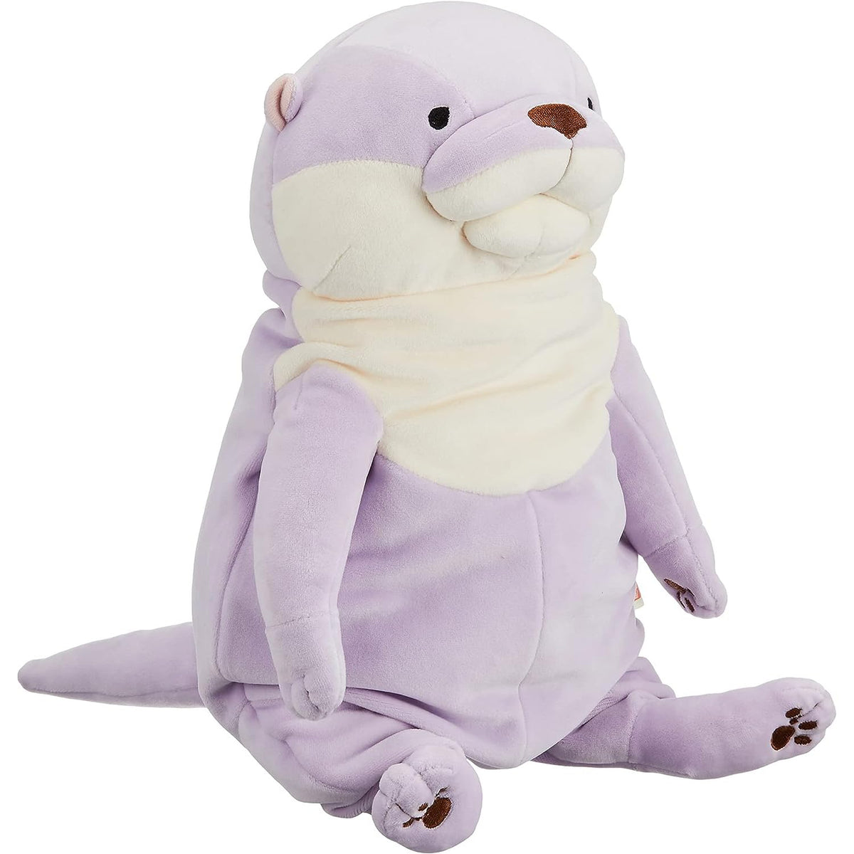 Shinada Global Mochi Otter Pastel Lavender Large Plush Toy 22x22x30cm
