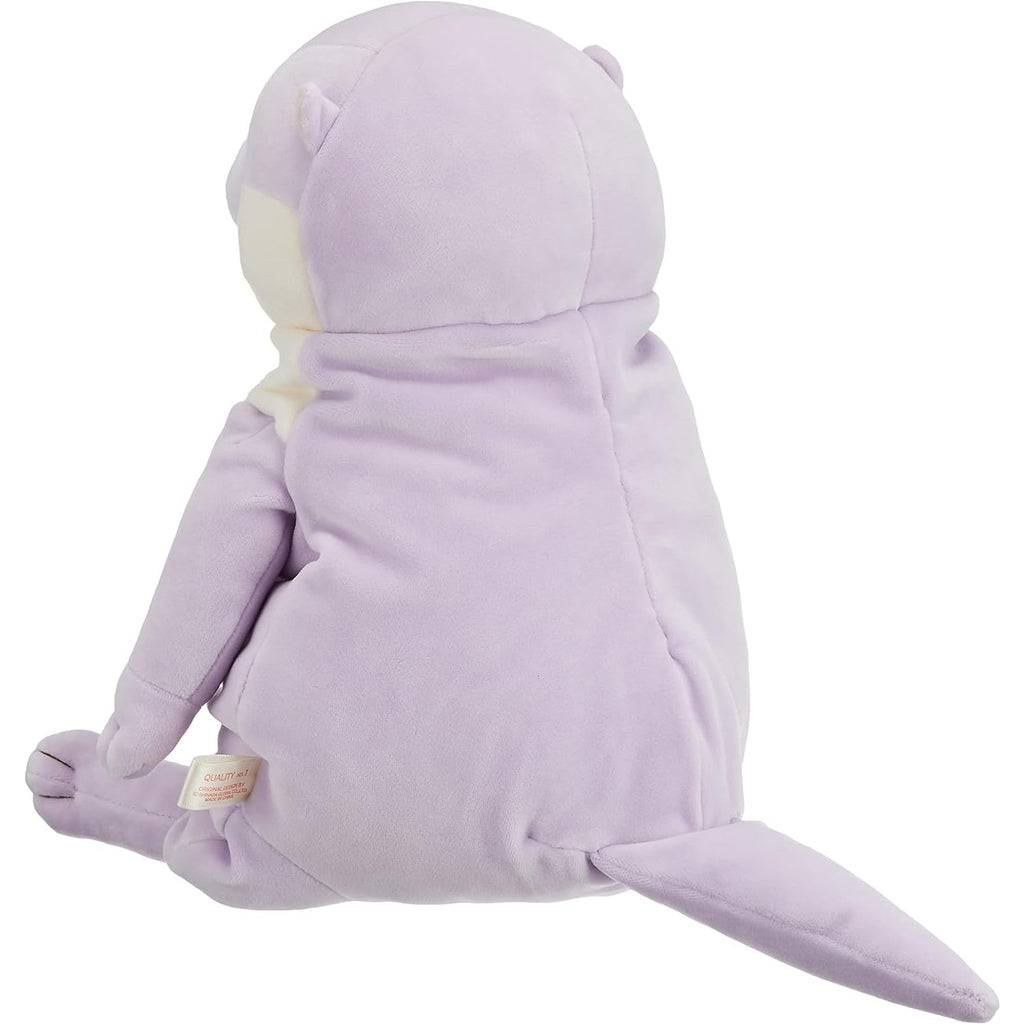 Shinada Global Mochi Otter Pastel Lavender Large Plush Toy 22x22x30cm