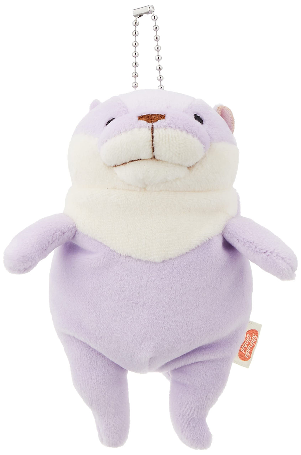 Shinada Global Mochi Series Mini Otter Plush Toy Lavender 7x5x14cm