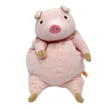 Shinada Global Mochi Series Large Pink Pig Plush Toy 22x22x30cm