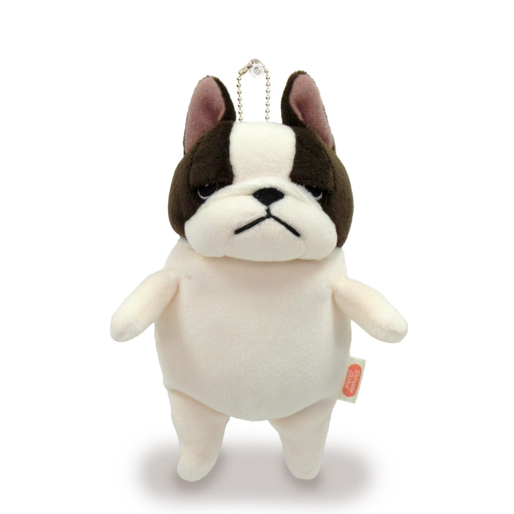 Shinada Global Mochi Series Mobu-0088Py Stuffed Bulldog 7x5x14cm