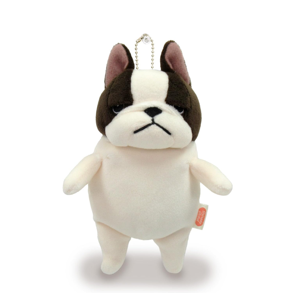 Shinada Global Mochi Series Mobu-0088Py Stuffed Bulldog 7x5x14cm