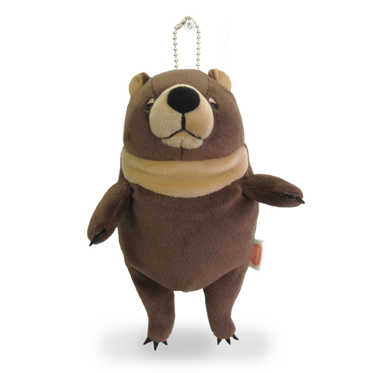 Shinada Global Mochikuma Brown Mini Bear - 7x5x14 cm Stuffed Plush Toy - Mochi Series