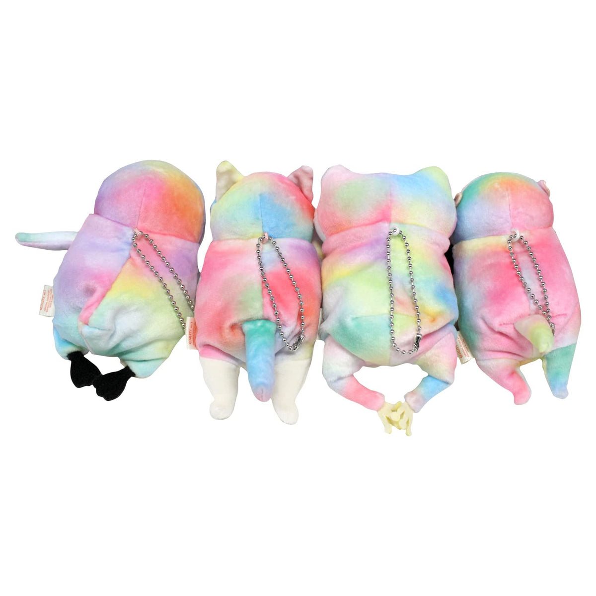 Shinada Global Mochineko Rainbow Mini 7x5x14Cm Stuffed Cat Mone-0088R