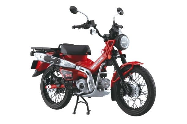 Honda CT125 Hunter Cub Glowing Red 1/12 Bike - Qingdao Cultural Textbook Society (Aoshima)