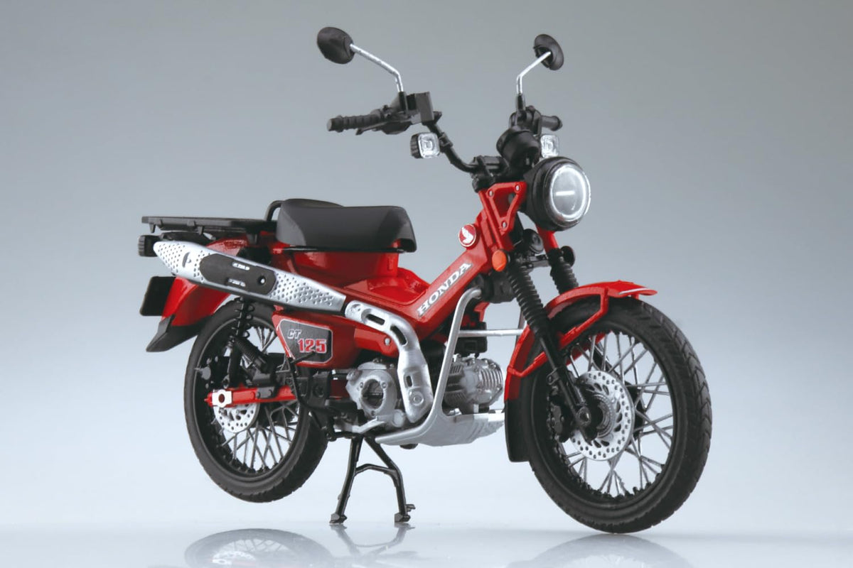 Honda CT125 Hunter Cub Glowing Red 1/12 Bike - Qingdao Cultural Textbook Society (Aoshima)