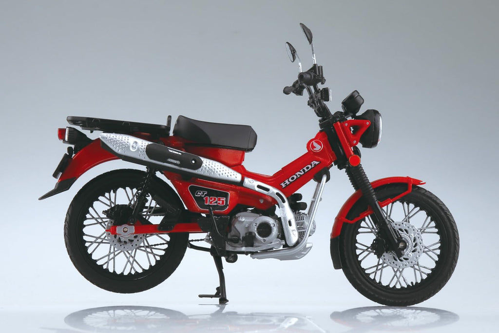 Honda CT125 Hunter Cub Glowing Red 1/12 Bike - Qingdao Cultural Textbook Society (Aoshima)