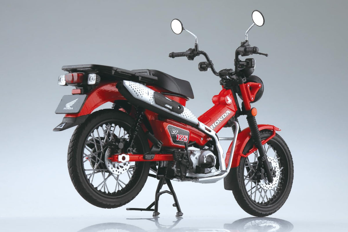 Honda CT125 Hunter Cub Glowing Red 1/12 Bike - Qingdao Cultural Textbook Society (Aoshima)