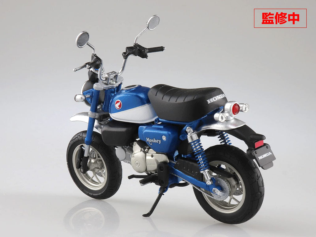 AOSHIMA Skynet 1/12 Honda Monkey 125 Glittering Blue Finished Model