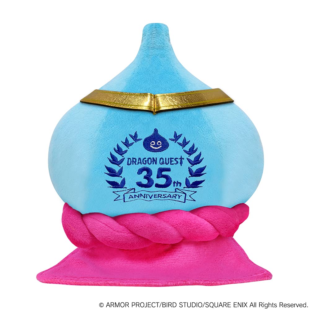 Square Enix Dragon Quest Smile Slime Plush Hero Slime M Size 35th Anniversary Plush Ver