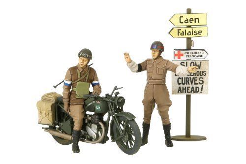 Tamiya 1/35 British Bsa M20 Motorcycle W/mp Set Model Kit