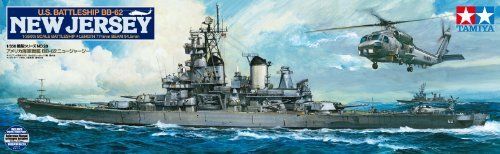 Tamiya 1/350 Uss Battleship Jersey Model Kit