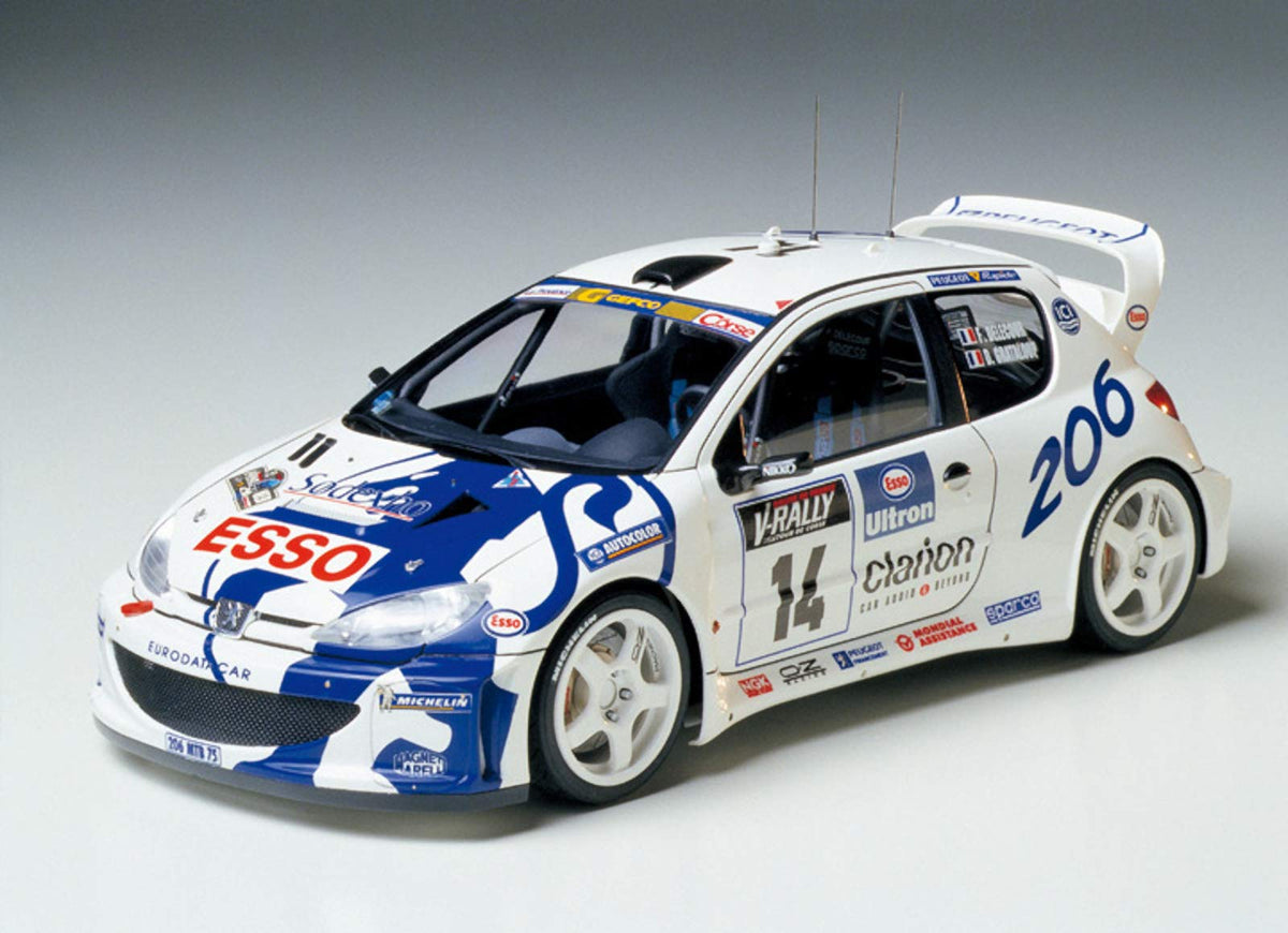 TAMIYA 24221 Peugeot 206 Wrc 1/24 Scale Kit