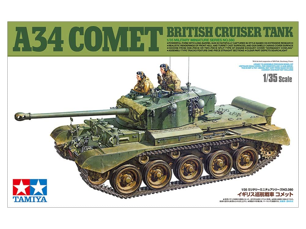 TAMIYA 35380 1/35 British Cruiser Tank A34 Comet Plastic Model
