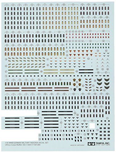 Tamiya 1/35 Wwii German Military Insignia Decal Set