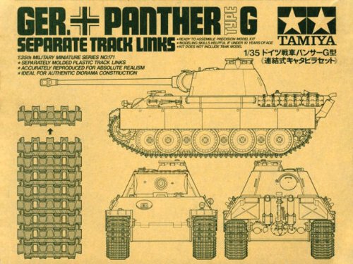 TAMIYA 35171 German Panther Type G Separate Track Links 1/35 Scale