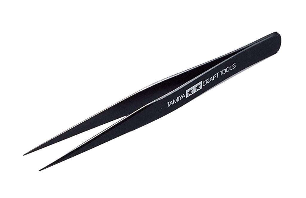 Tamiya Craft Tool Series No.04 Straight Tweezers Plastic Model Tool 74004