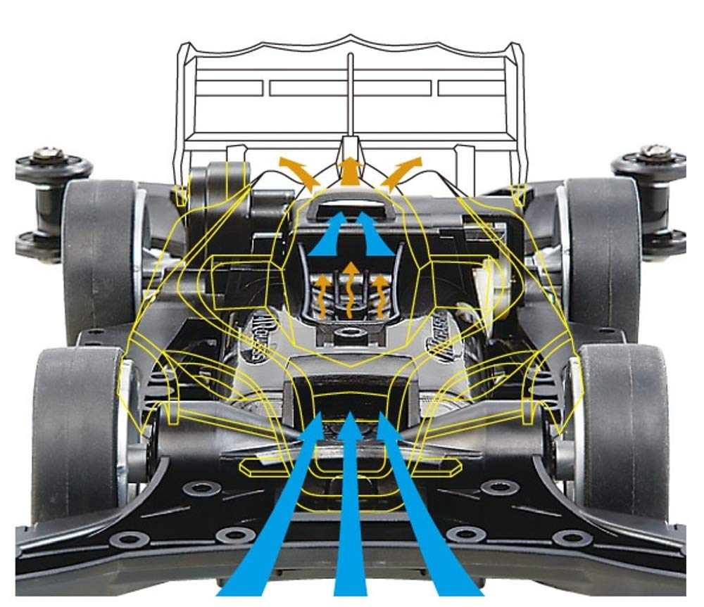 TAMIYA 18701 Mini 4Wd Rev Series Aero Avante Ar Chassis 1/32