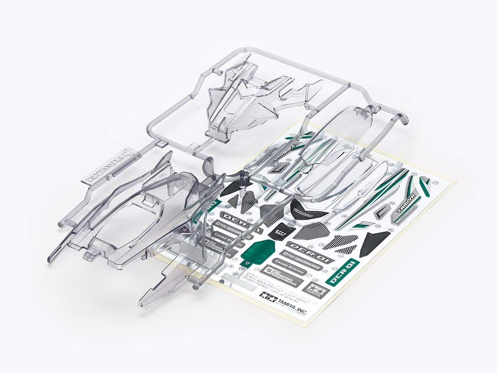 TAMIYA 95360 Mini 4Wd Body Parts Set Dcr-01 Light Smoke