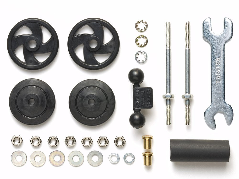 TAMIYA 95358 Mini 4Wd Large Dia. Stabilizer Head Set 17Mm Black