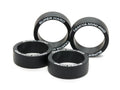 TAMIYA 95374 Mini 4Wd Super Hard Large Dia. Low-Profile Tires Black