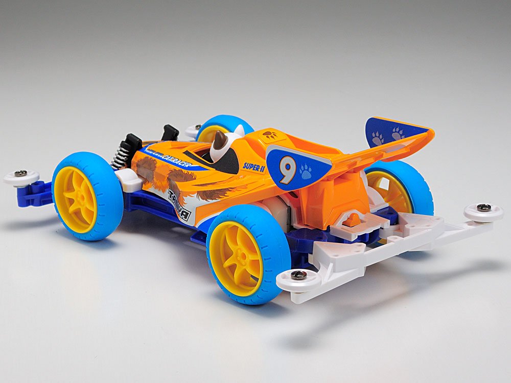 TAMIYA 18090 Mini 4Wd Cat Racer Super Ii Chassis 1/32 Scale