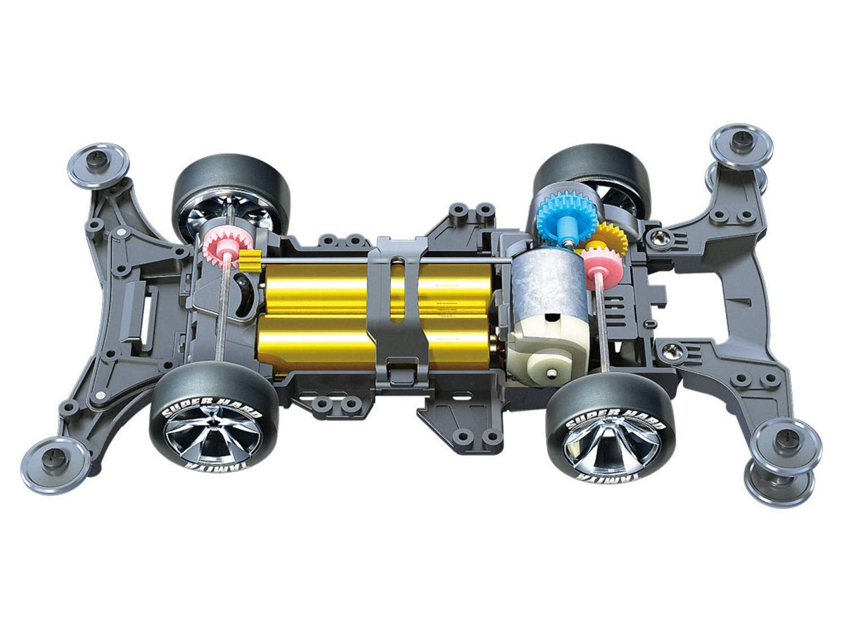 TAMIYA Mini 4Wd 1/32 Dualridge Jr. Vz Chassis