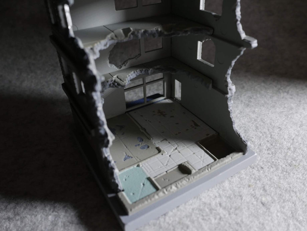 TOMYTEC Dcm02 Diocolle Combat Destroyed Building A 1/144 Scale Kit