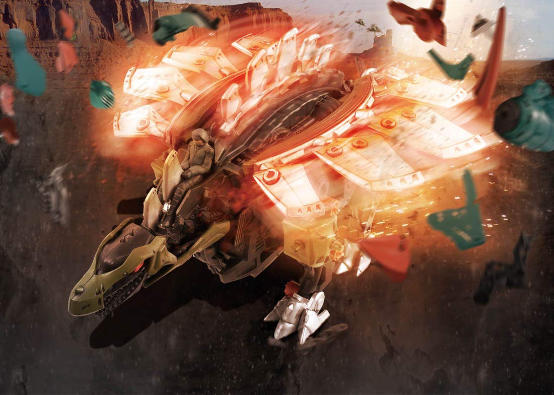 TAKARA TOMY Zw14 Zoids Wild Stegosage