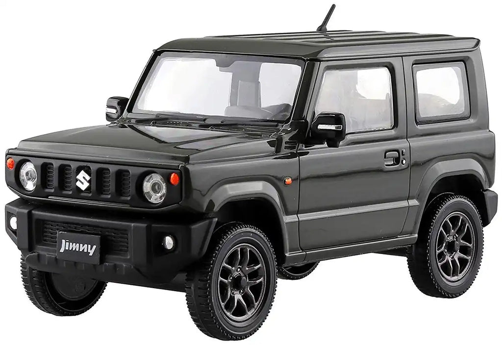 AOSHIMA 57773 08-B Suzuki Jimny Jungle Green 1/32 Scale Pre-Painted Snap-Fit Kit
