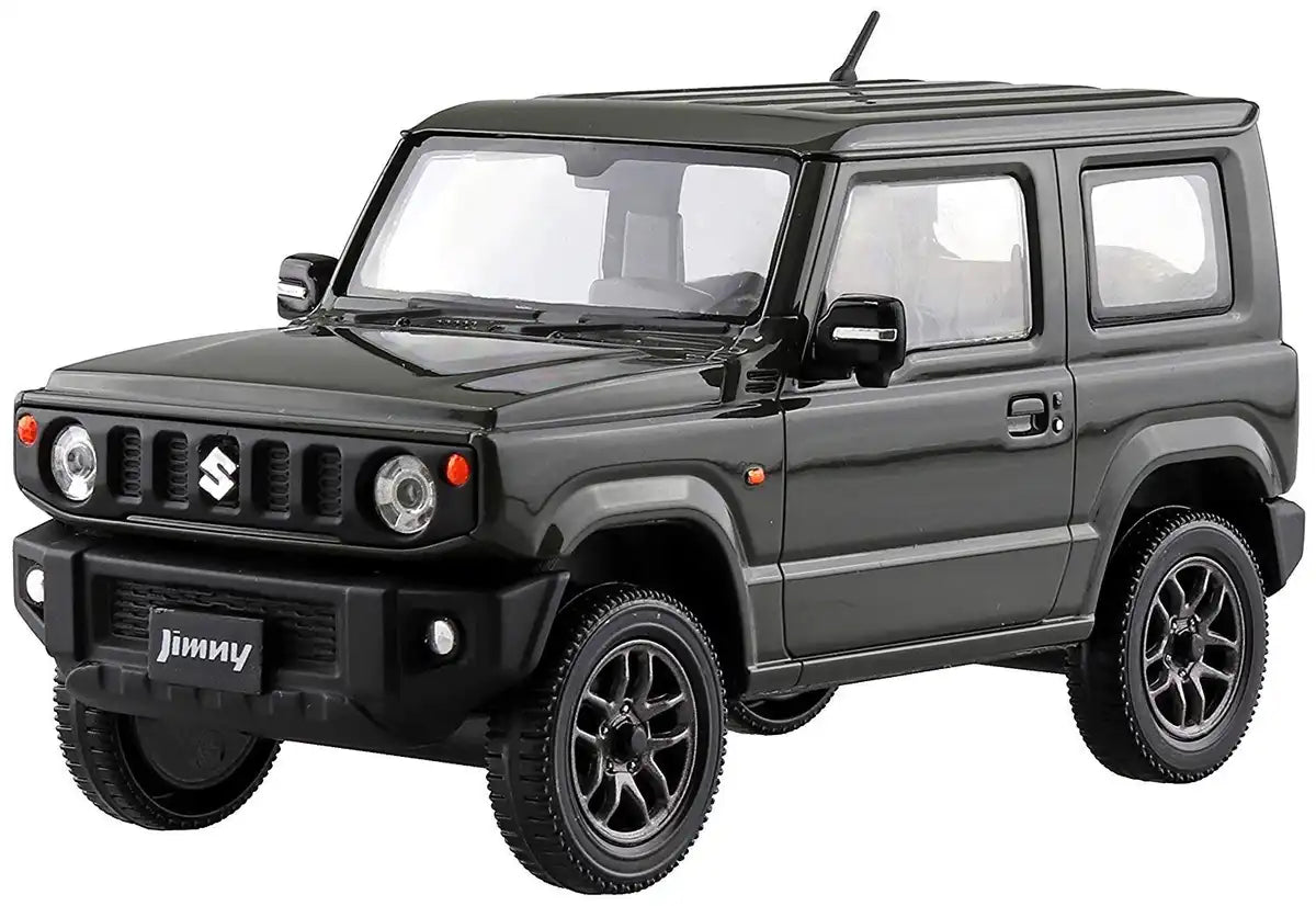 AOSHIMA 57773 08-B Suzuki Jimny Jungle Green 1/32 Scale Pre-Painted Snap-Fit Kit