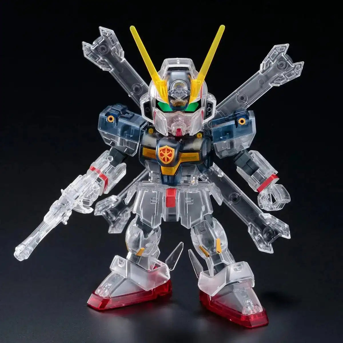 SD Gundam Cross Silhouette Crossbone Gundam X1 Clear Color Plastic Model by BANDAI