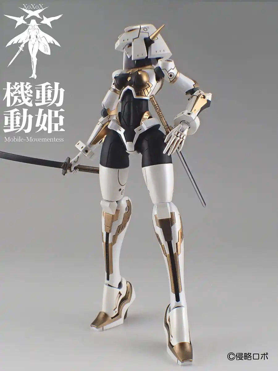 Shinryakurobo 1/144 Kidou Douki Momo Orca White/Black/Gold Plastic Model
