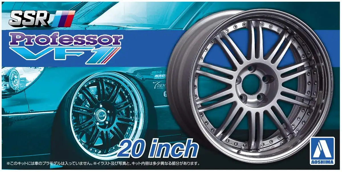 AOSHIMA Tuned Parts 1/24 Ssr Professor Vf1 20Inch Tire & Wheel Set