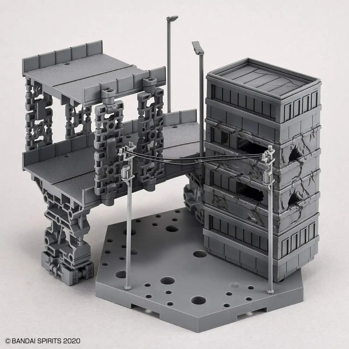 BANDAI 30Mm 1/144 Customize Scene Base City Ver. Plastic Model