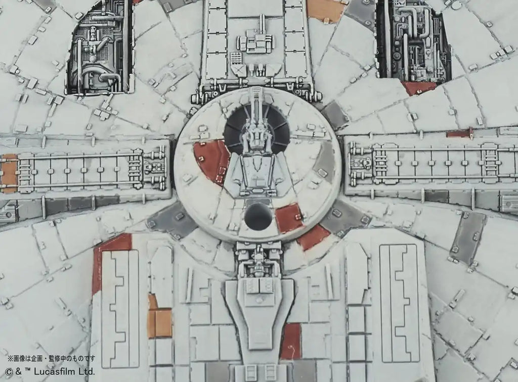 Bandai Spirits Star Wars Millennium Falcon Model 006 Color-Coded Plastic