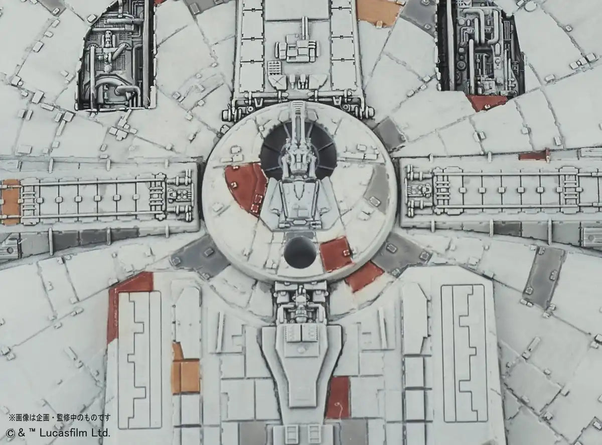 Bandai Spirits Star Wars Millennium Falcon Model 006 Color-Coded Plastic