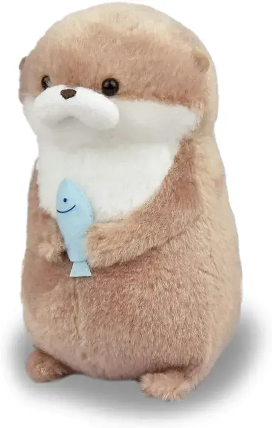 Amuse Otter Usoyan Fish Fan Plush Toy - Cute Stuffed Animal