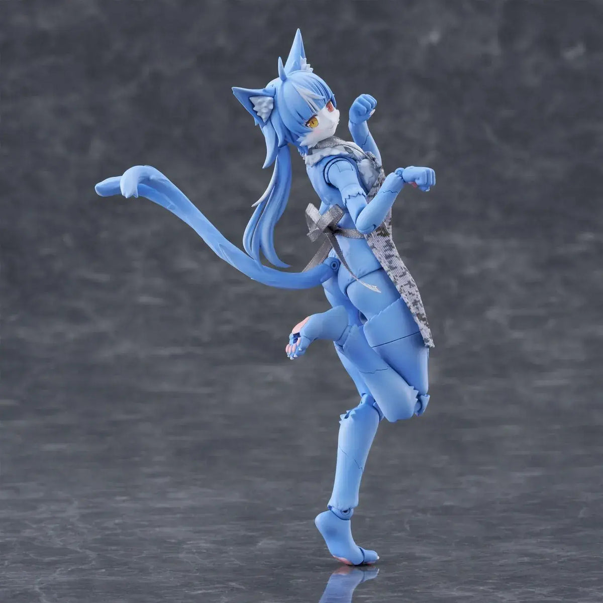 Aoshima Kemopla Omaneko Non Scale Plastic Model Kit - Mofumofu Cat Figure