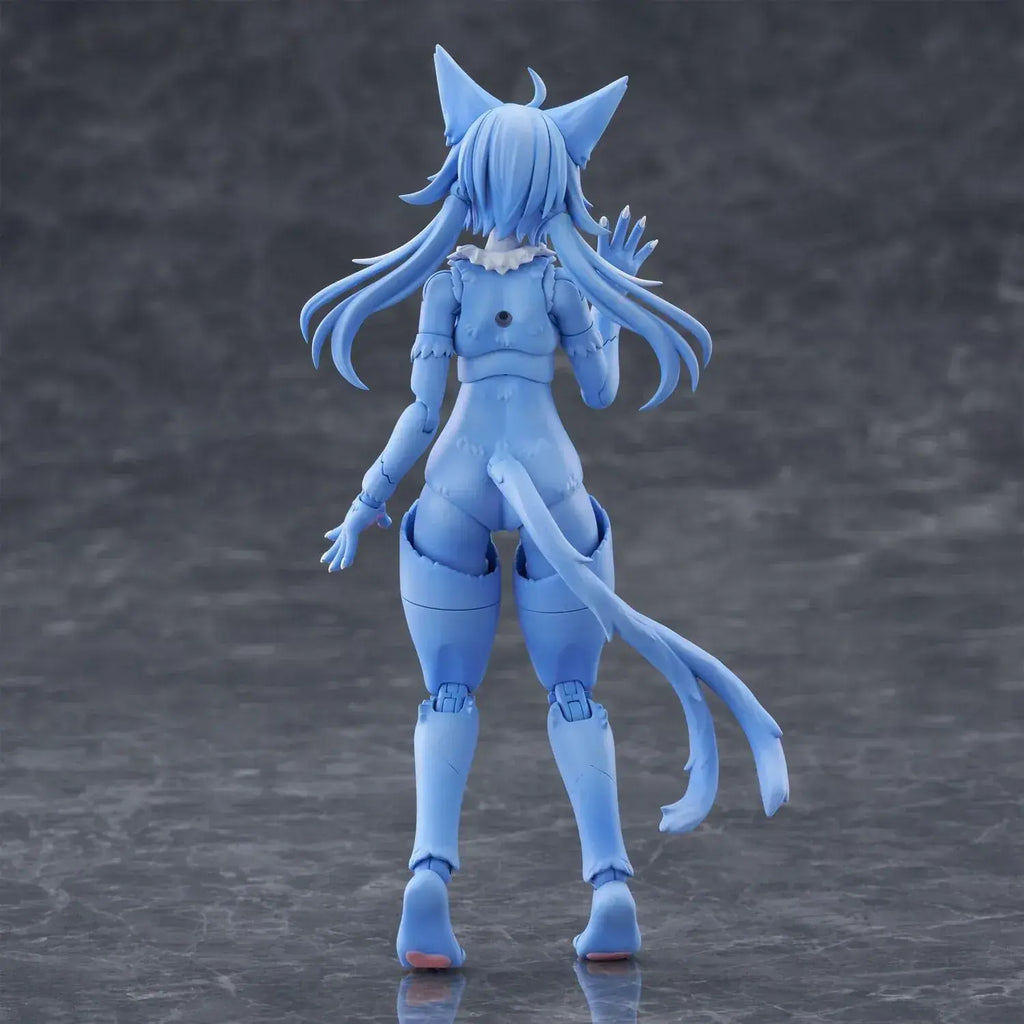 Aoshima Kemopla Omaneko Non Scale Plastic Model Kit - Mofumofu Cat Figure