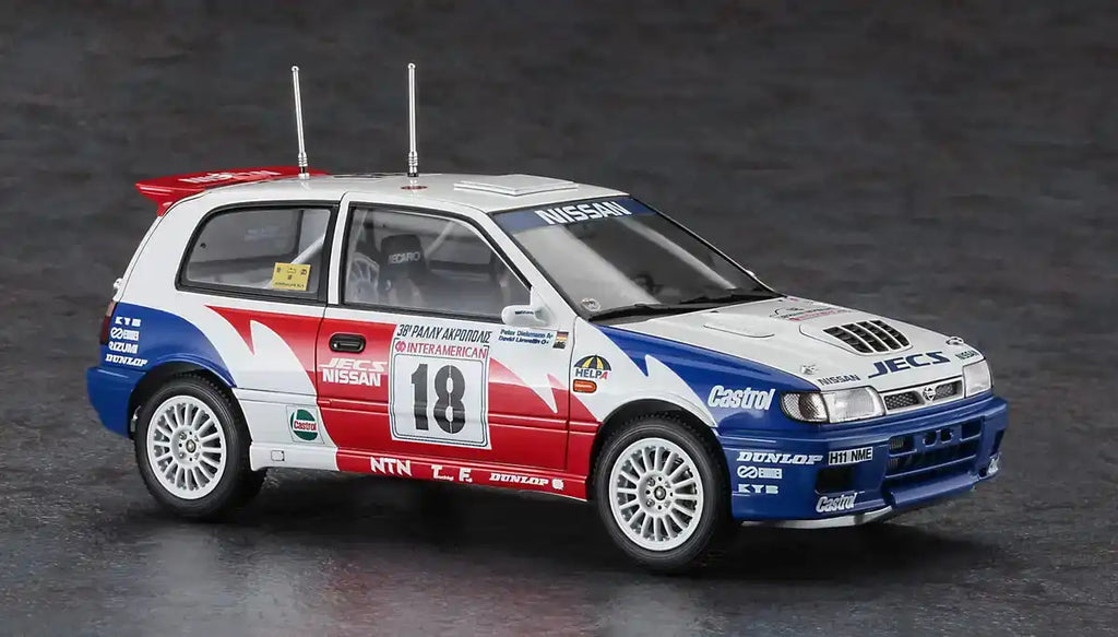 HASEGAWA 1/24 Nissan Pulsar Rnn14 Gti-R '1991 Acropolis Rally' Plastic Model