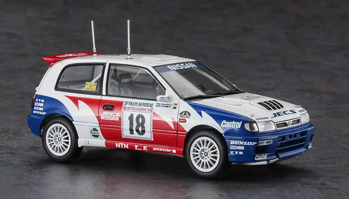 HASEGAWA 1/24 Nissan Pulsar Rnn14 Gti-R '1991 Acropolis Rally' Plastic Model